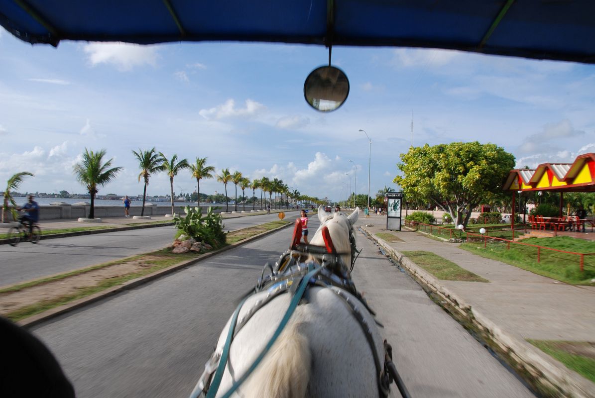 31 Cuba - Cienfuegos - Horse and Buggy Along Prado From Punta Gorda to Cienfuegos Centre